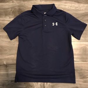 Boys size large Under Armour polo